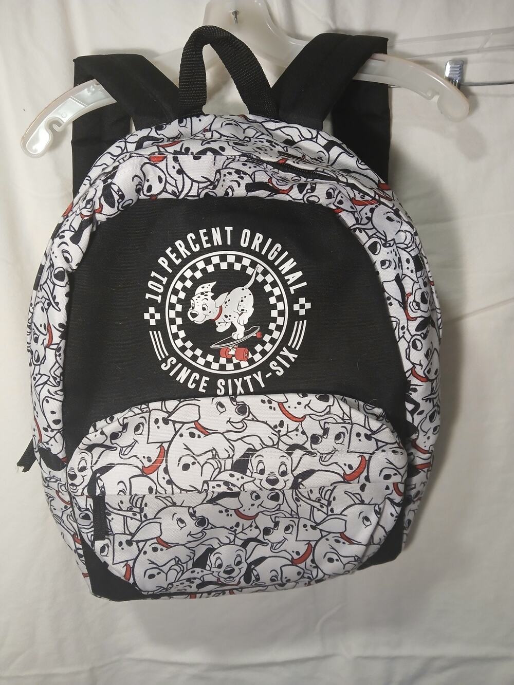 Disney X Vans 101 Dalmatians bookbag, black/white RARE